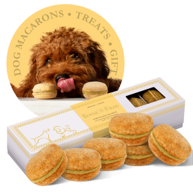 Dog Macarons - Count of 6 (Dog Treats | Dog Gifts)